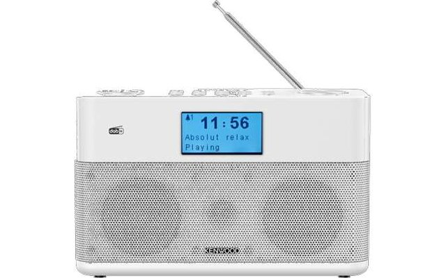 Kenwood CR-ST50DAB-W Radio compacte avec DAB+ et Bluetooth Audiostreaming blanc
