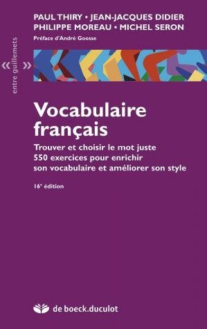 VOCABULAIRE FRANCAIS