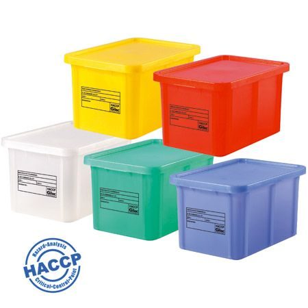 Bac rectangulaire gerbable HACCP 60 x 40 cm