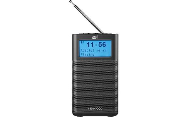 Kenwood CR-M10DAB-B Radio DAB+ avec Bluetooth Audiostreaming et fonction réveil noir