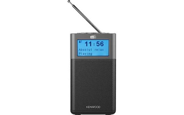 Kenwood CR-M10DAB-H Radio DAB+ avec Bluetooth Audiostreaming et fonction réveil gris