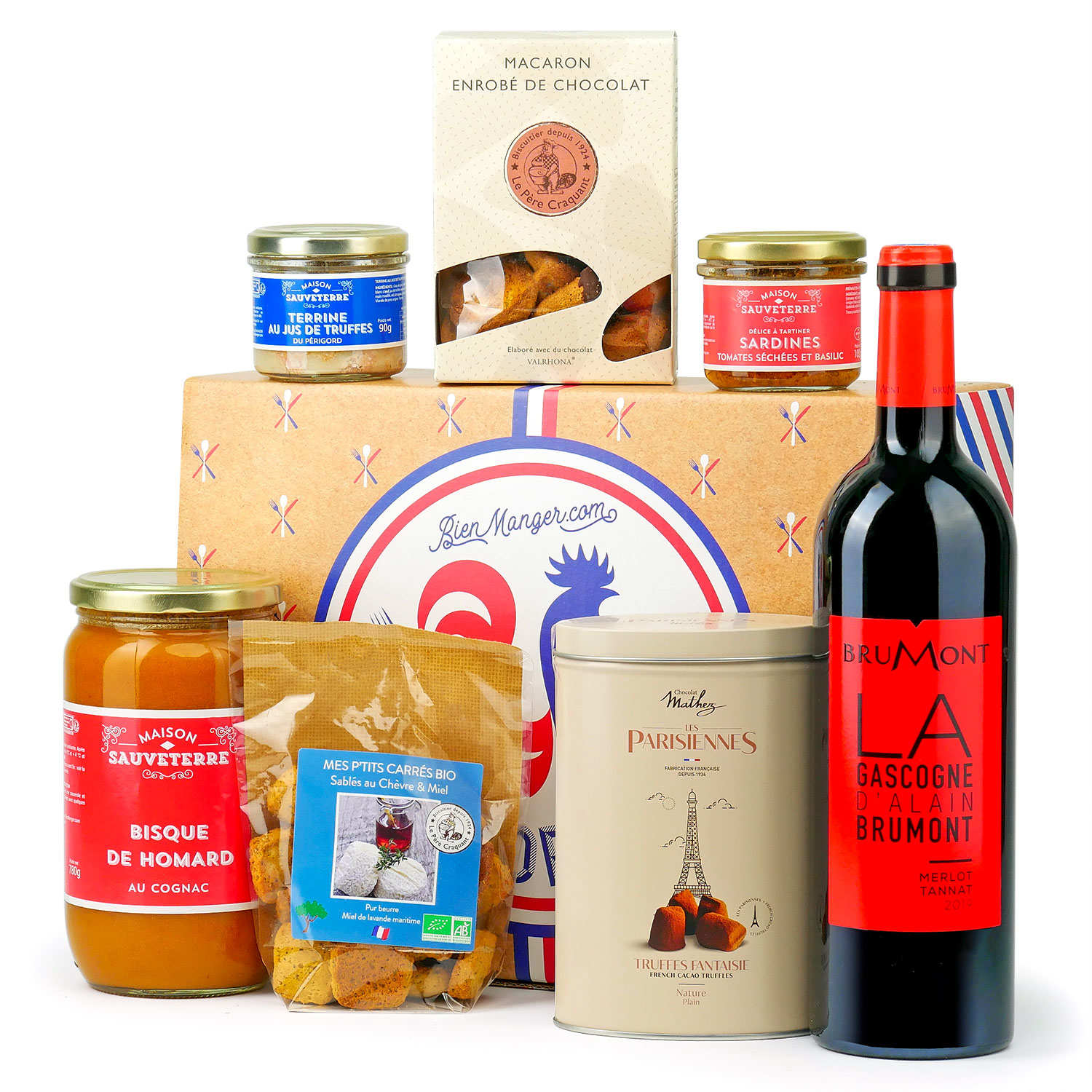 Coffret cadeau gourmand Cocorico