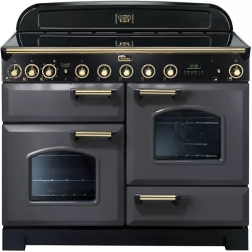 Piano de cuisson induction Falcon CLASSIC DELUXE 110 ARDOISE LAITON
