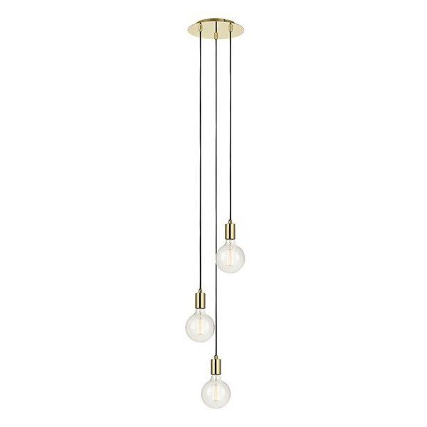 Suspension, e27 scandinave Sky laiton laiton 3 x 60 W MARKSLOJD