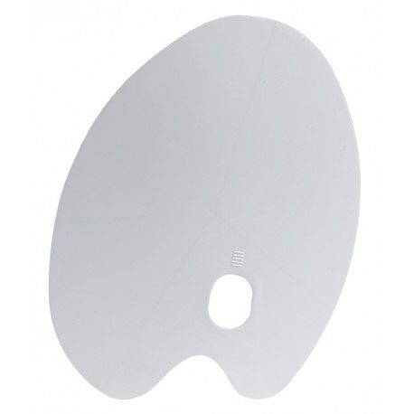 Palette ovale en plastique