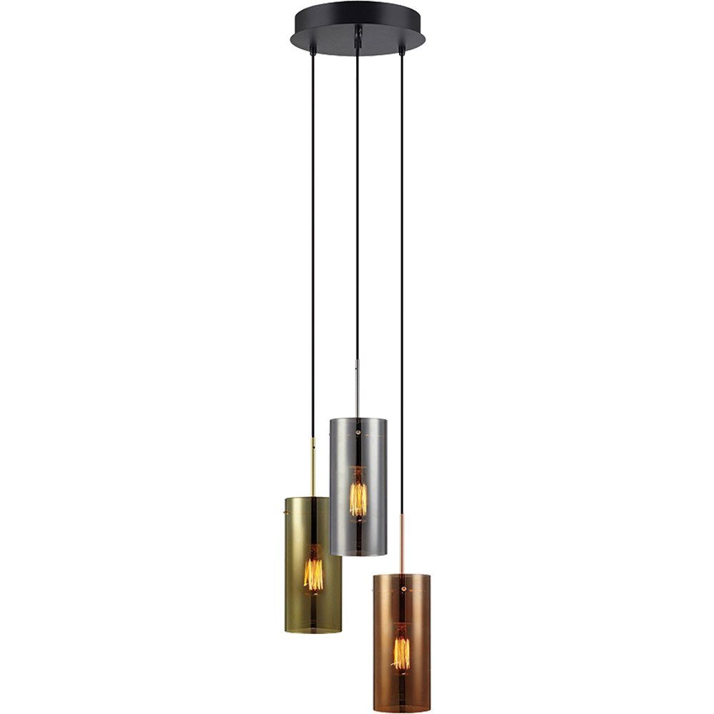 Suspension, e27 scandinave Storm verre multicouleur 3 x 40 W MARKSLOJD