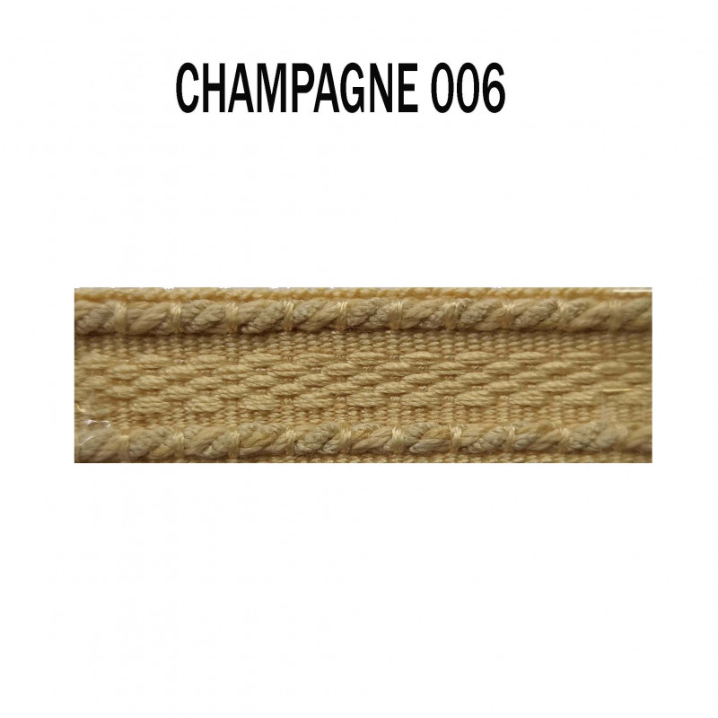 Galon chaînette 15 mm 006 Champagne