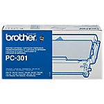 Kit composé d’une cartouche + un ruban encreur – Brother – PC301 – noir