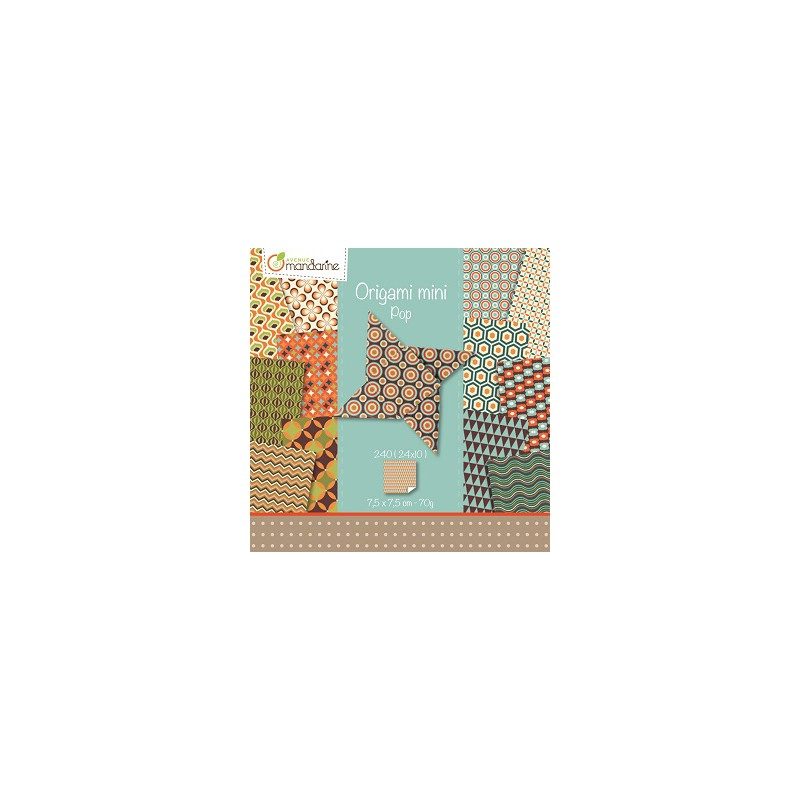 Pochette papier mini Origami Pop 240 feuilles 70g – Avenue Mandarine