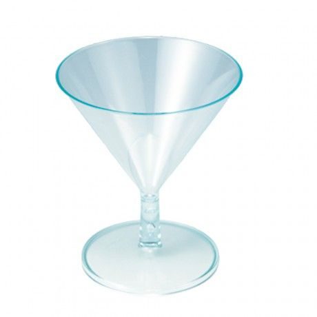 Mini verre à Martini plastique par 12