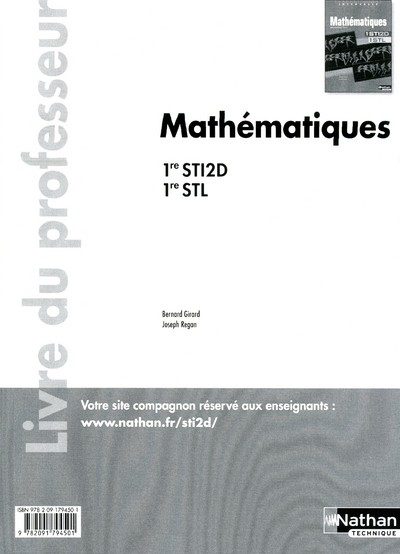 MATHEMATIQUES 1ERES STI2D/STL