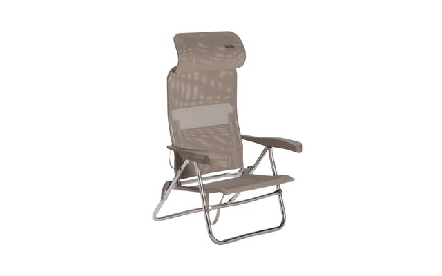 Crespo AL-205 Beach Chair chaise de plage Compact beige
