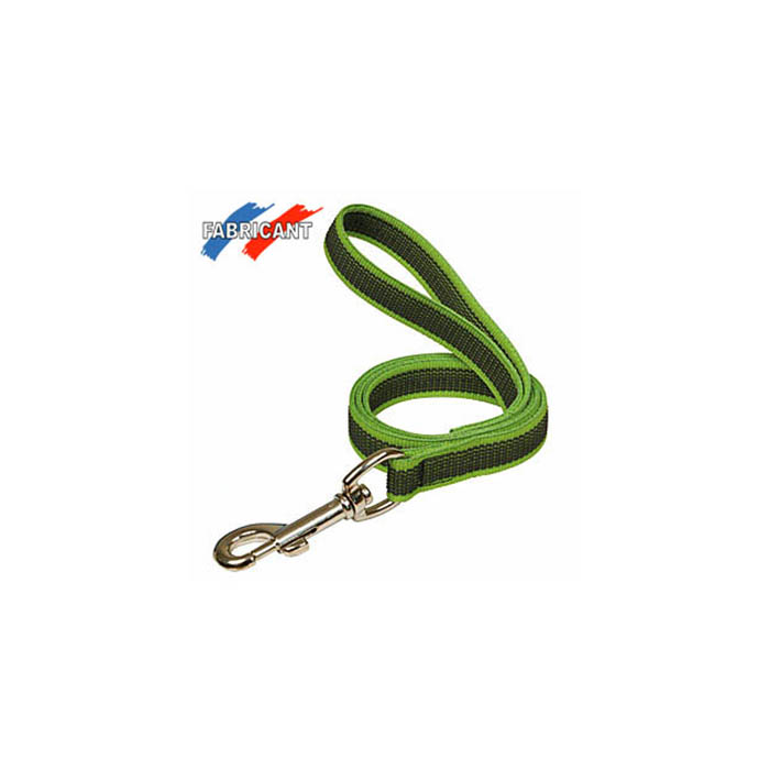 Laisse Gomme 1m verte