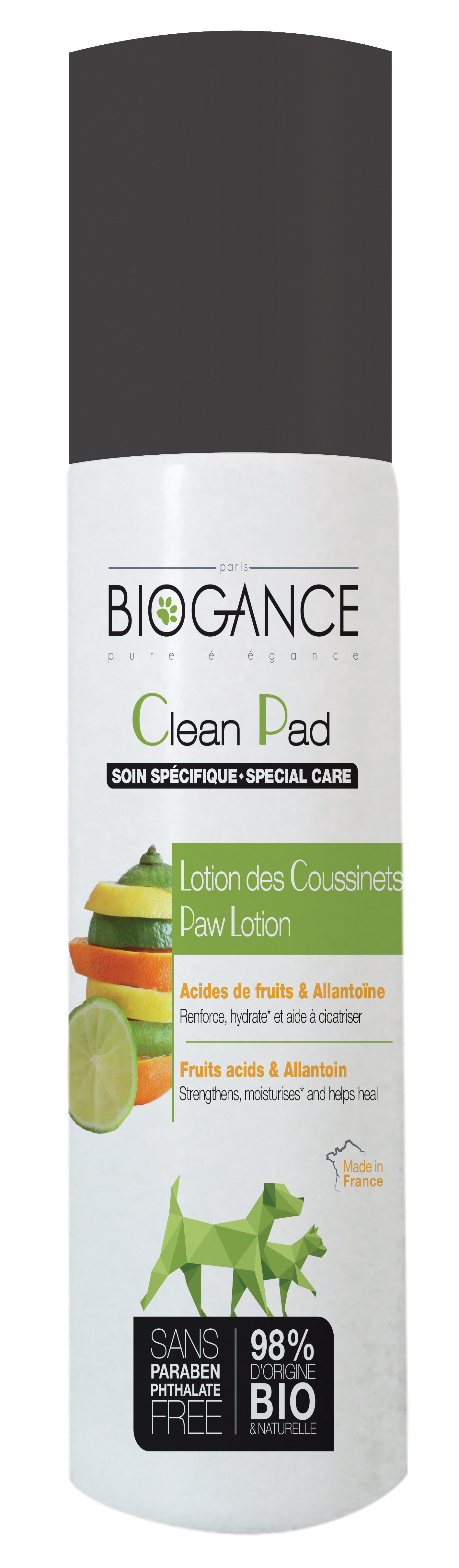 Lotion pour coussinets “Clean Pads” BIOGANCE – 100ML