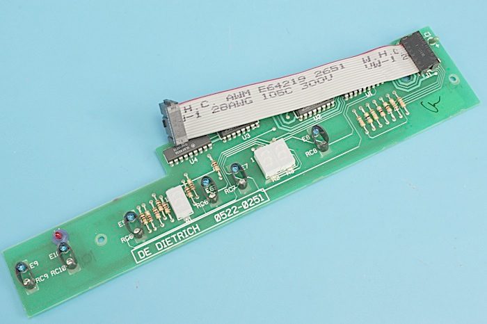 CARTE DE COMMANDE CLAVIER – 92X0225 05220251 (CARTE ÉLECTRONIQUE – PLAQUE)