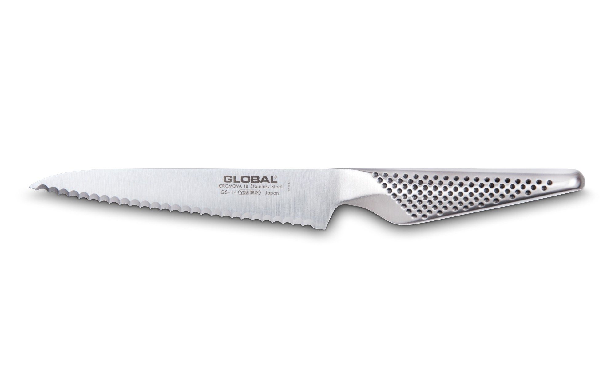 Couteau à lame crantée Global GS14