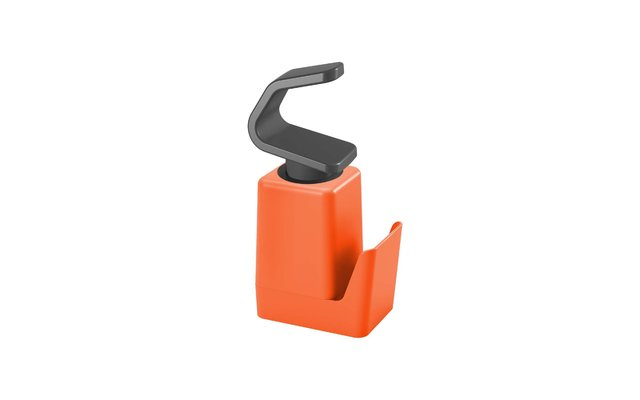 Metaltex Soap Tex Distributeur de savon, y compris éponge et support d’anneau orange 400 ml