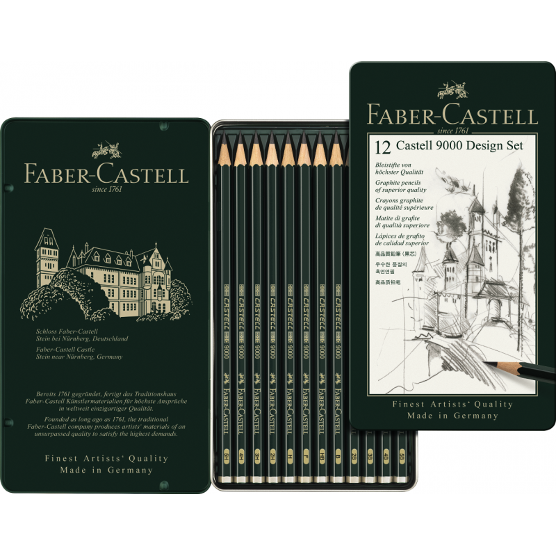 Set crayon graphite Castell 9000 – Faber-Castell