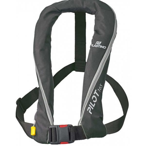 Gilet gonflable Plastimo Pilot 165N Manuel Noir