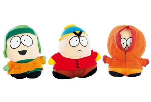 3 peluches South Park