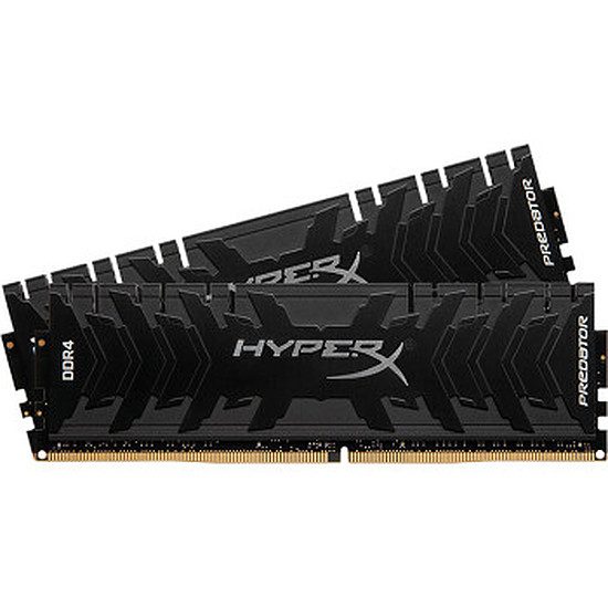 HyperX Predator DDR4 2 x 4 Go 3200 MHz CAS 16 RAM PC, DDR4, 8 Go, 3200 MHz – PC25600, 16-18-18, 1,35 Volts, HX432C16PB3K2/8
