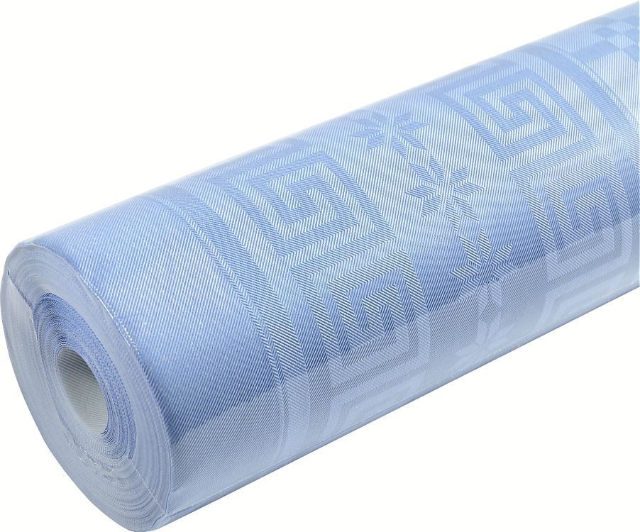 Rouleau nappe papier damassé Bleu ciel