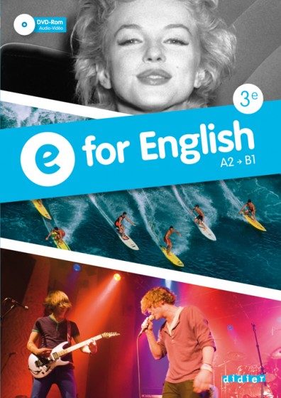 E FOR ENGLISH – LIVRE + DVD-ROM