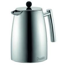 Cafetière à piston DUALIT inox