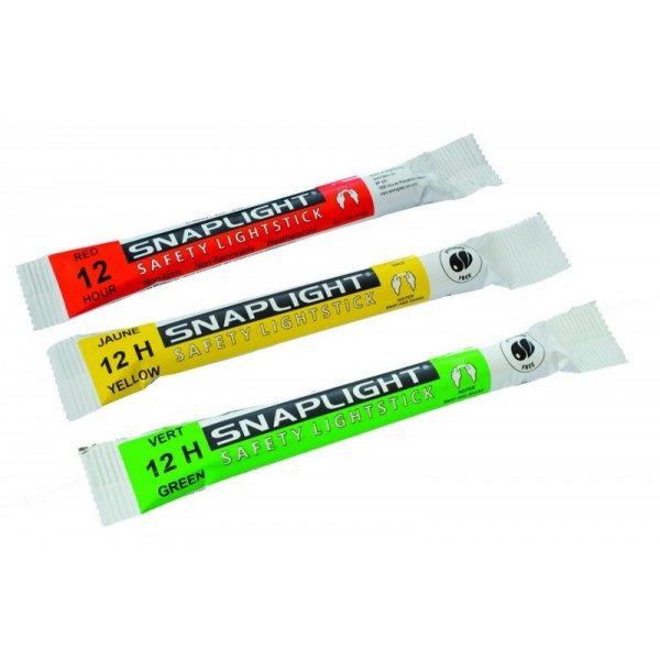 kit Cyalume Snaplight 12 H jaune/rouge/vert