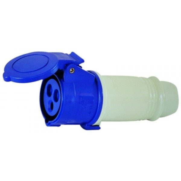 Prise de quai femelle Plastimo – 16A – 230V – 2P+T – IP44