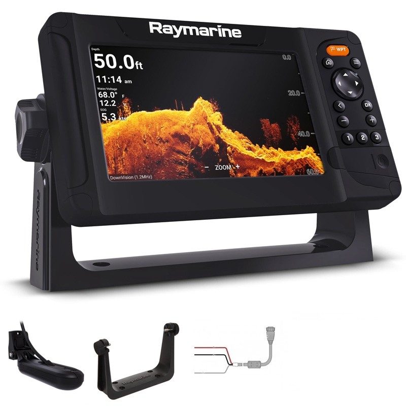 Sondeur GPS Raymarine Element 7 + sonde HV-100 200/350 kHz