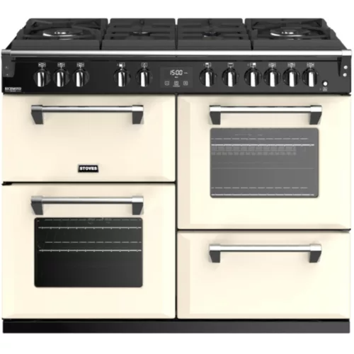 Piano de cuisson gaz Stoves RICHMOND GLASS 110 DFT CREME