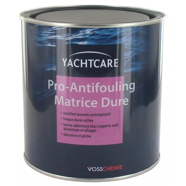 Antifouling Yachtcare matrice dure 0.75L Noir
