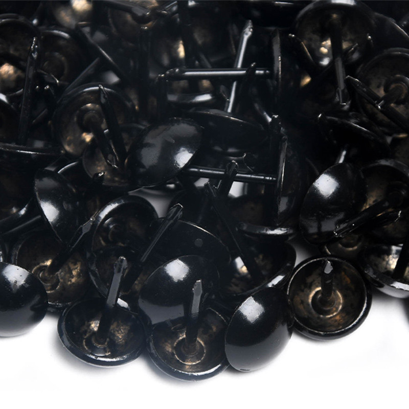 1000 Clous tapissier Noir brillant 11mm