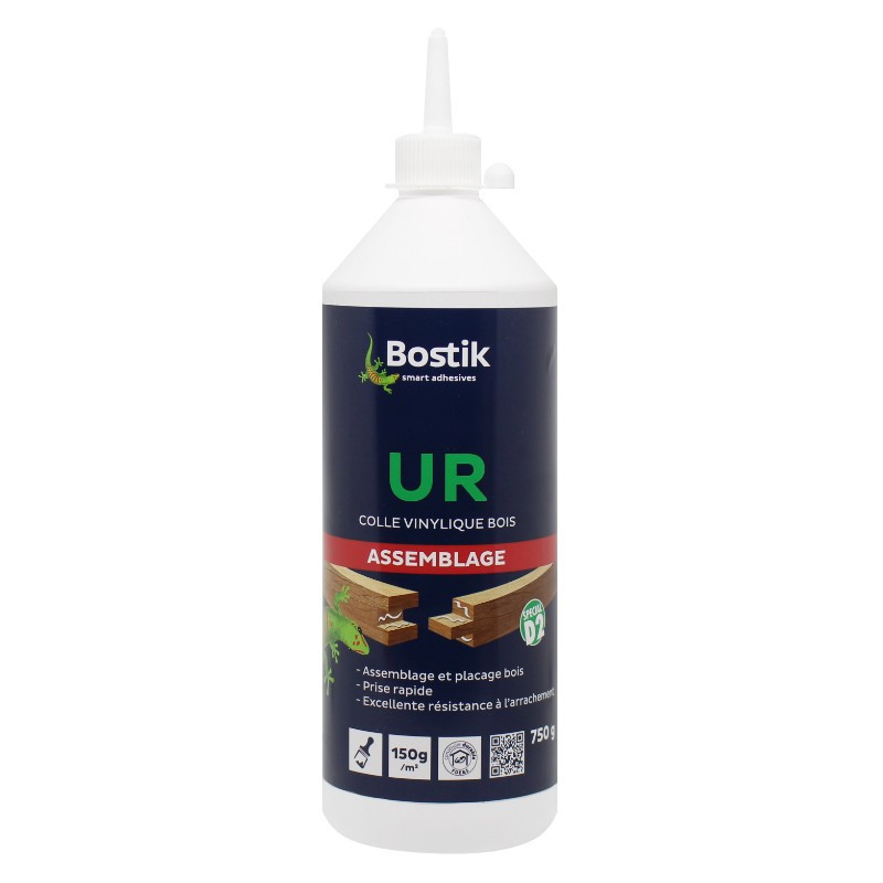 Colle à bois Vinylique BOSTIK UR 750g