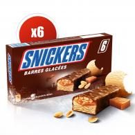 Barres glacées caramel cacahuètes Snickers