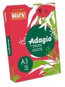 RAMETTE 500 FEUILLES PAPIER REPRO ADAGIO A3 80G – ROUGE INTENSE