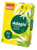 RAMETTE 250 FEUILLES PAPIER REPRO INTENSE ADAGIO A4 160G – JAUNE VIF