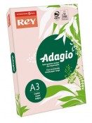 RAMETTE 500 FEUILLES PAPIER REPRO ADAGIO A3 80G – ROSE PASTEL