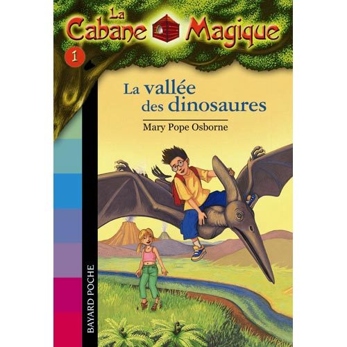 Livre La Cabane Magique T1 La vallée des dinosaures