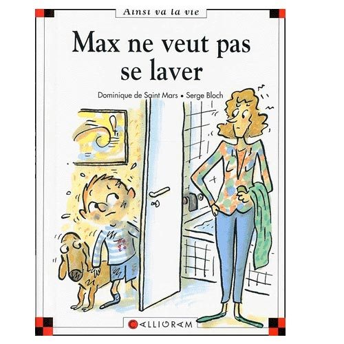 Livre Max ne veut pas se laver