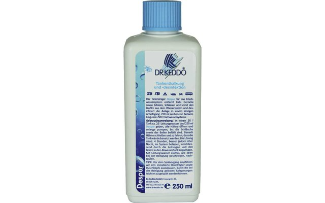 Dr. Keddo Despur détartrage et désinfection du réservoir 250 ml