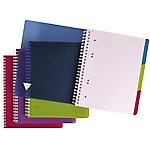 Cahier à spirale Clairefontaine A5+ Linicolor 180 Pages 90 g/m² Papier Assortiment