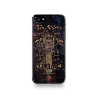 Coque Iphone 8 Silicone motif The Riders Freedom Vintage