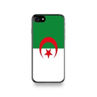 Coque Iphone 8 Silicone motif Drapeau Algérie
