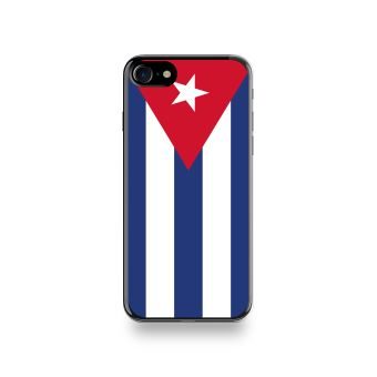 Coque Iphone 8 Silicone motif Drapeau Cuba