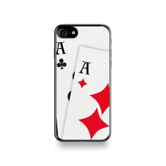 Coque Iphone 8 Silicone motif The American Airelines Hand