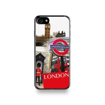 Coque Iphone 8 Silicone motif Vue de Londres