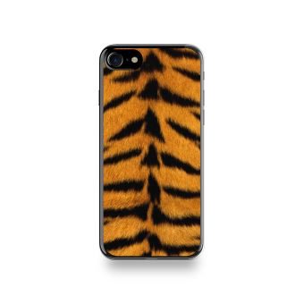 Coque Iphone 8 Silicone motif Peau de Tigre