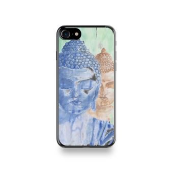 Coque Iphone 8 Silicone motif Les Buddhas
